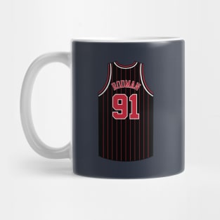 Dennis Rodman Chicago Jersey Qiangy Mug